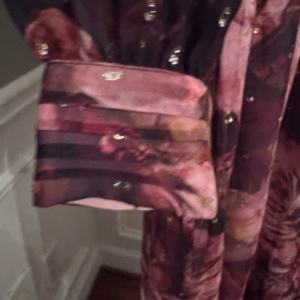 NEW Soft Surroundings Rina Silk Floral Maxi Dress Size 10P Retail $250 NWT - Picture 7 of 9